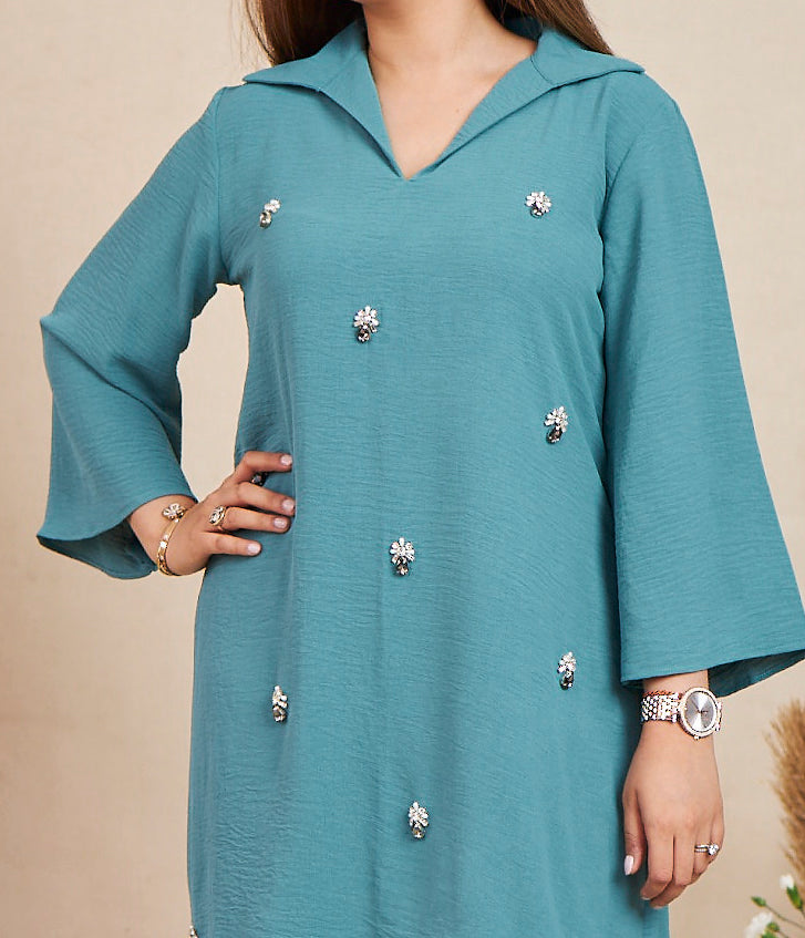 Embellished Dreams (Deep Sea Green)