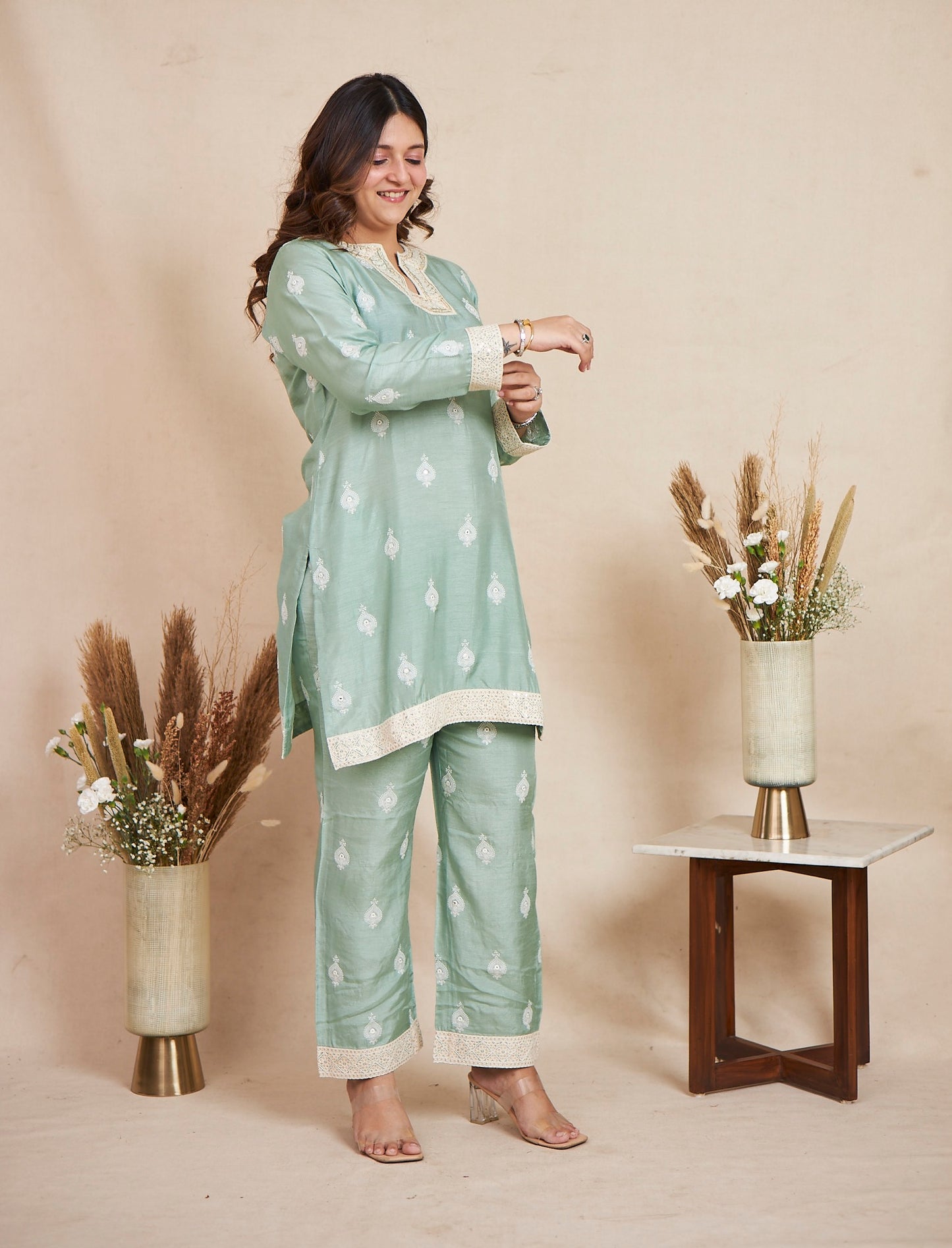 Silken Verse (Sea Green)