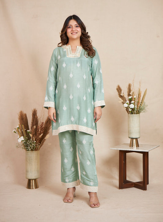 Silken Verse (Sea Green)