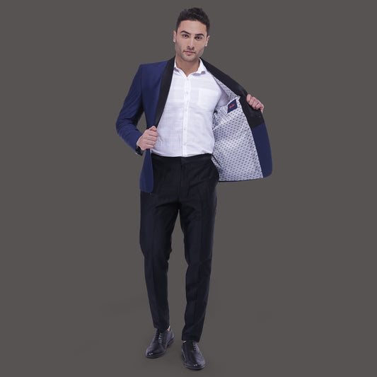 Navy Blue Tuxedo Jacket