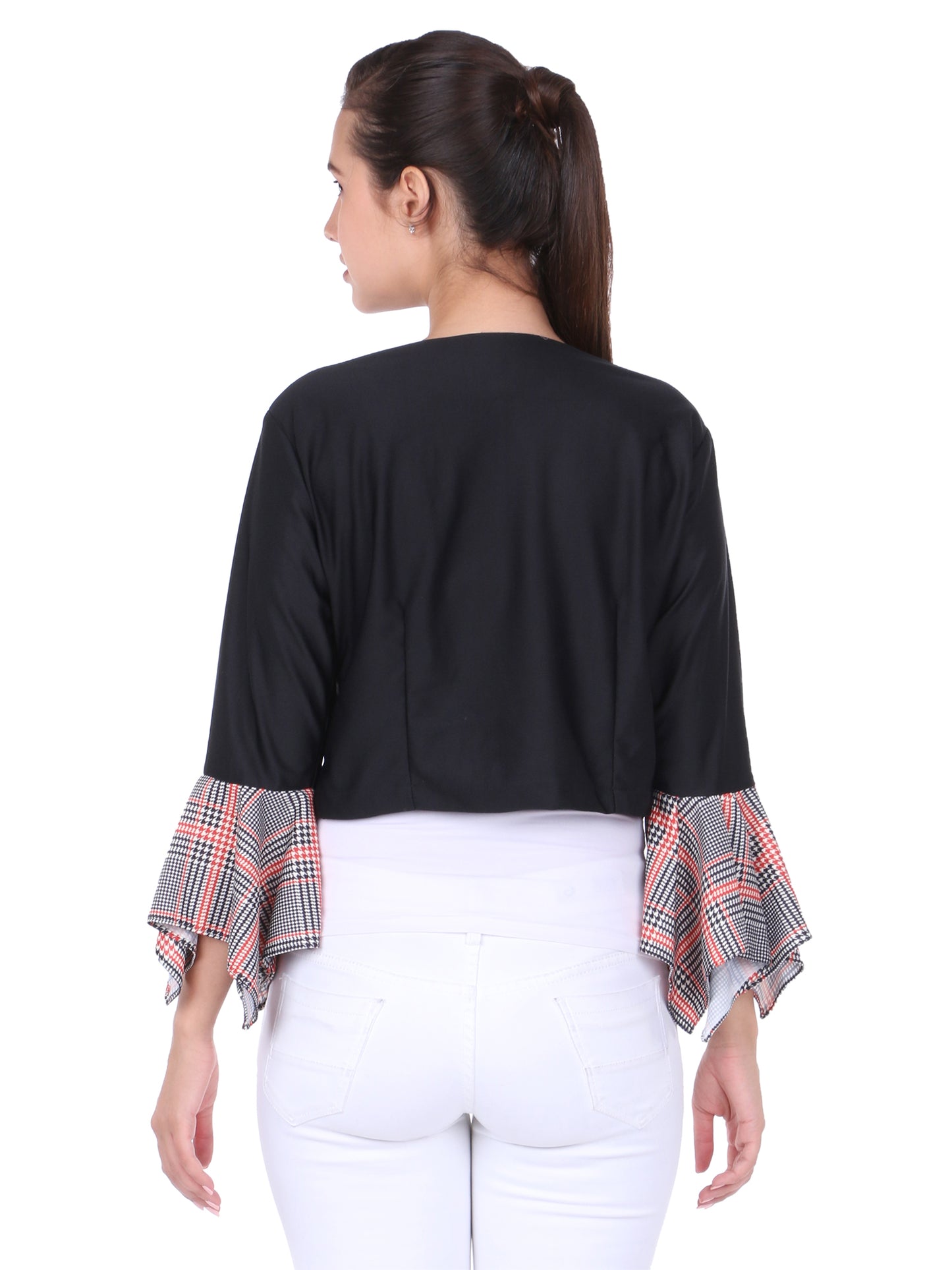 Black Cropped Blazer