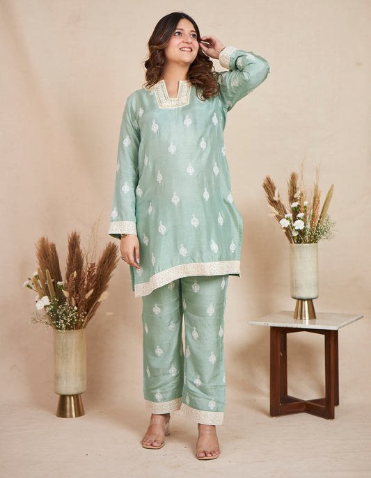 Silken Verse (Sea Green)
