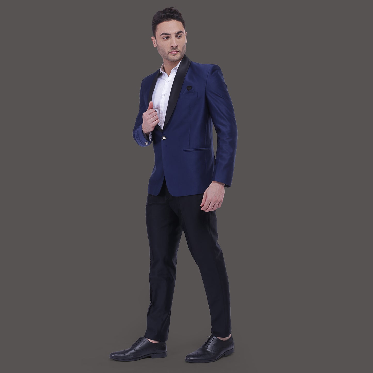 Navy Blue Tuxedo Jacket